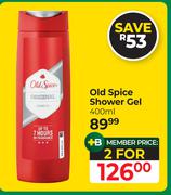 Old Spice Shower Gel-For 2 x 400ml