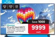 Hisense 70"(177cm) Smart UHD TV 70A6N