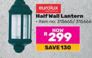 Eurolux Half Wall Lantern