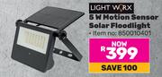 LightWorx 5W Motion Sensor Solar Floodlight