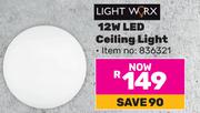 LightWorx 12W LED Ceiling Light