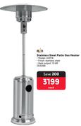 Alva Stainless Steel Patio Gas Heater GHP18-Each