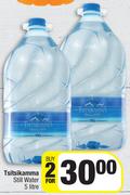 Tsitsikamma Still Water-For 2 x 5Ltr