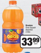 Brookes Oros Squash Assorted-2Ltr