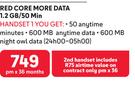 2 x Samsung Galaxy S22 256GB 5G-On 1.2GB Red Core More Data