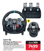 Logitech G29 Gaming Wheel Plus Driving Force Shifter 850004173, 850004150-Each