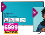 Hisense 50" Smart UHD TV 50A6G