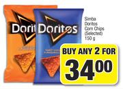 Simba Doritos Corn Chips(Selected)-For Any 2x150g