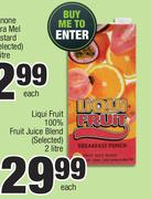 Liqui Fruit 100% Fruit Juice Blend(Selected)-2Litre Each