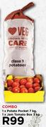 1xTomato Pocket 7Kg & 1xJam Tomato Box 3Kg Combo-Per Combo