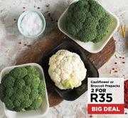 Cauliflower Or Broccoli Prepacks-For 2