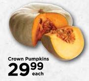 Crown Pumpkins-Each