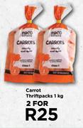 Carrot Thriftpacks-For 2 x 1Kg