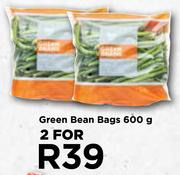 Green Bean Bags-For 2 x 600g