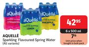 Aquelle Sparkling Spring Water (All Variants)-6 x 500ml