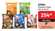 Simba Potato Chips (All Variants)-48 x 36g