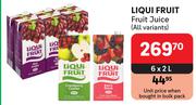Liqui Fruit Fruit Juice (All Variants)-6 x 2Ltr