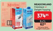 Meadowland Classique Or Delight Topping-6 x 1Ltr