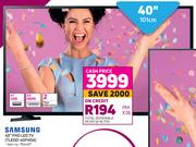 Samsung 40" (101cm) FHD LED TV TLEDD-40FHDA