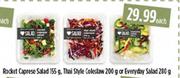 Rocket Caprese Salad-155g,Thai Style Coleslaw-200g Or Everyday Salad-280g Each