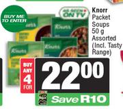 Knorr Packet Soup 50g Assorted (Incl Tasty Range)-For Any 4