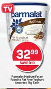 Parmalat Medium Fat or Fabulite Fat Free Yoghurt Assorted-1Kg Each