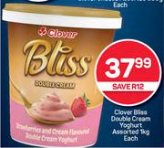 Clover Bliss Double Cream Yoghurt Assorted-1Kg Each