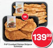 PnP Crumbed Chicken Stripes Or Schnitzel-Per Kg