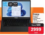Proline 35cm (14") V-Series Intel Celeron Laptop
