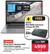 Lenovo 39cm (15.6") Ideapad S100 Intel Celeron Laptop