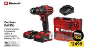 Einhell Cordless Drill Kit