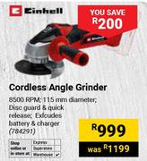 Einhell Cordless Angle Grinder