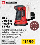 Einhell 18V Cordless Rotating Sander