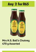 Mrs.H.S Ball's Chutney Assorted-For 2 x 470g