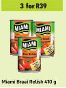 Miami Braai Relish-For 3 x 410g
