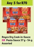 Royco Dry Cook In Sauce Or Pasta Sauce Assorted-For 5 x 37g-54g