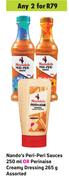 Nando's Peri-Peri Sauces 250ml Or Perinaise Creamy Dressing 265g-For 2