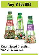 Knorr Salad Dressing Assorted-For 3 x 340ml