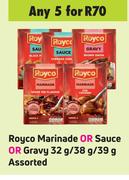 Royco Marinade Or Sauce Or Gravy Assorted-For 5 x 32g/38g/39g