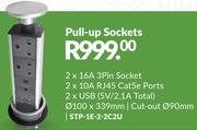 Pull-Up Sockets STP-1E-2-2C2U
