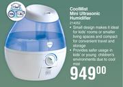 Vicks Coolmist Mini Ultrasonic Humidifier