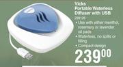 Vicks Portable Waterless Diffuser With USB
