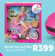 Barbie Doll & Bike