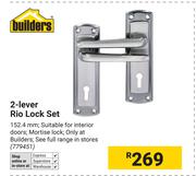Builders 2 Lever Rio Lock Set 779451