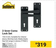 Builders 2 Lever Como Lock Set 779461