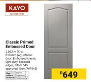 Kayo Classic Primed Embossed Door 767442
