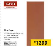 Kayo Fire Door 30051