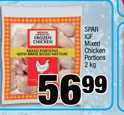 Spar IQF Mixed Chicken Portions-2Kg
