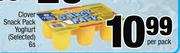 Clover Snack Pack Yoghurt(Selected)-6s Per Pack