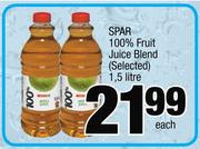 Spar 100% Fruit Juice Blend(Selected)-1.5 Liter Each